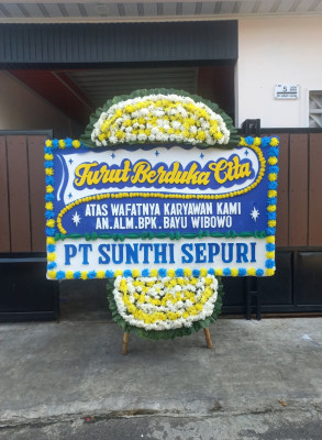 Papan Bunga Duka di Rancagede